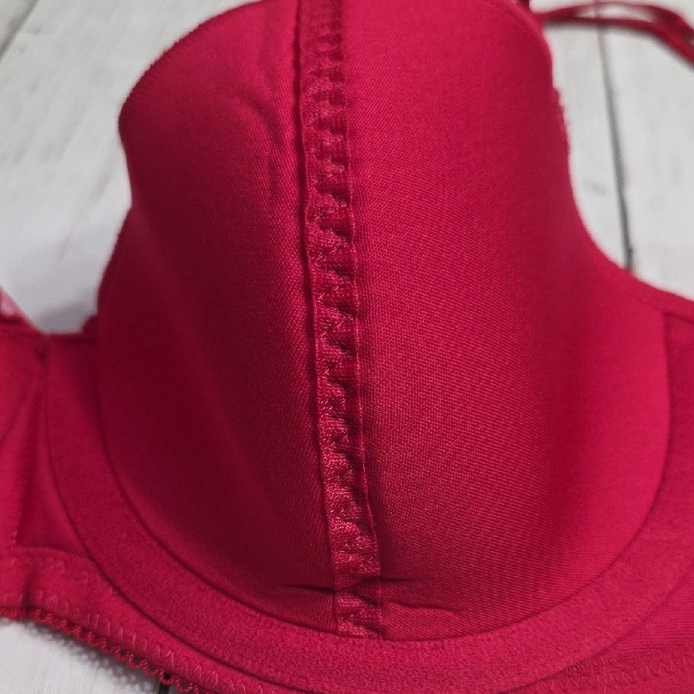 NWT Wacoal b.tempt'd Vibrant Lace Underwire Bra in Pink - Picture 5 of 8